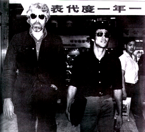 Bruce Lee and James Coburn